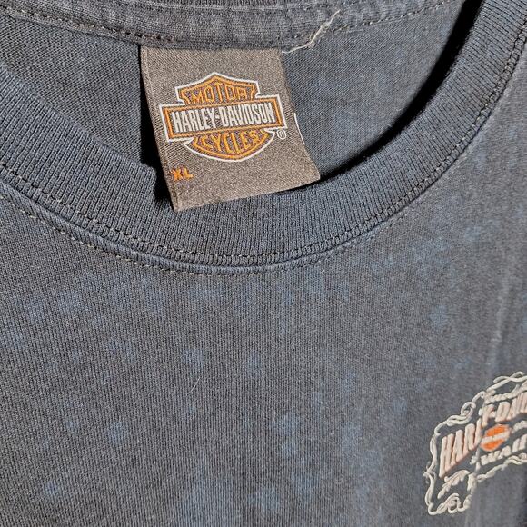 Harley Davidson vintage double sided graphic tee Mens XL Y2K Honolulu Hawaii - Picture 4 of 6